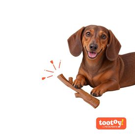 Tootoy! Chew Palo Ternera Juguete para perros