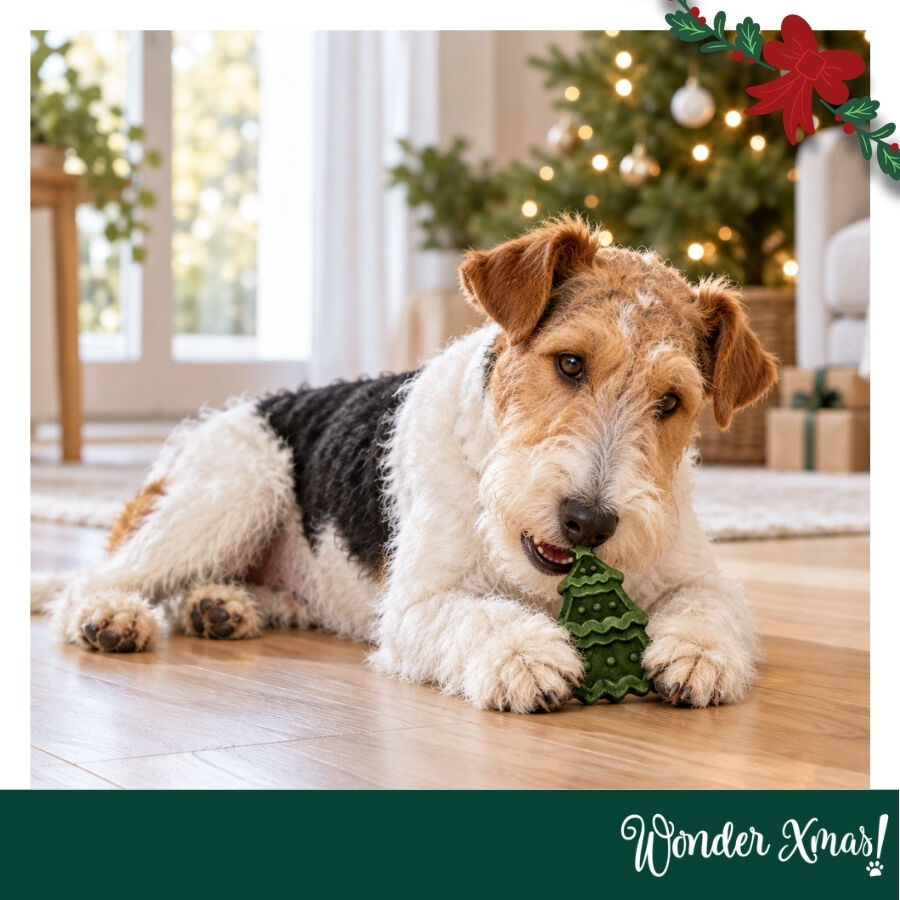 1 ud. Wonder Christmas &Aacute;rbol Piel Prensada Snacks para perros, , large Imagen numero 2