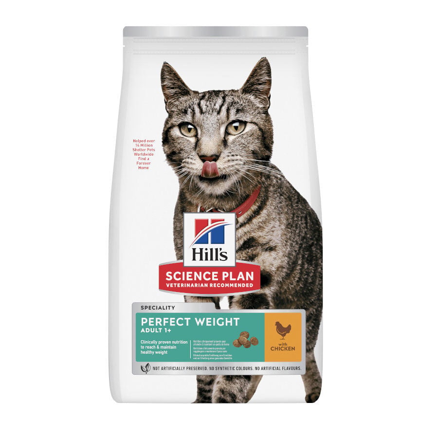 7 kg Hill's Science Plan Perfect Weight Adult pollo pienso para gatos, , large Imagen numero 1