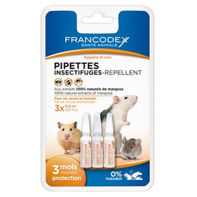 Francodex Pipetas Antiparasitarias para roedores