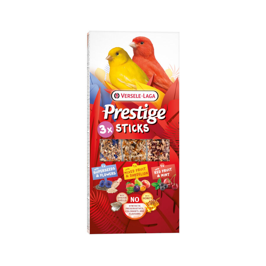Versele-Laga Barritas Prestige Sticks Tres Sabores para canarios