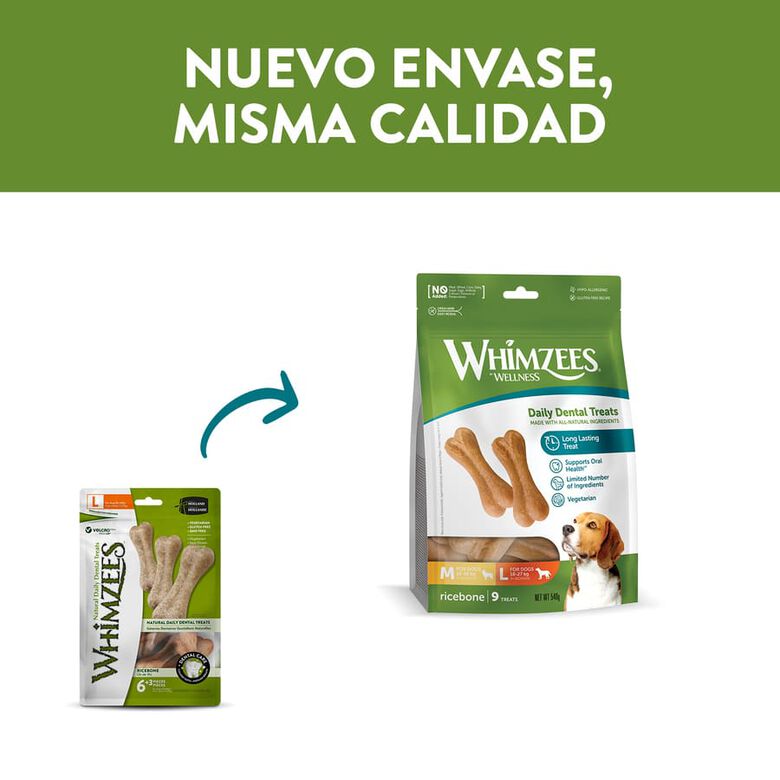 Whimzees Snacks Dentales en Forma de Hueso para perros thumbnail