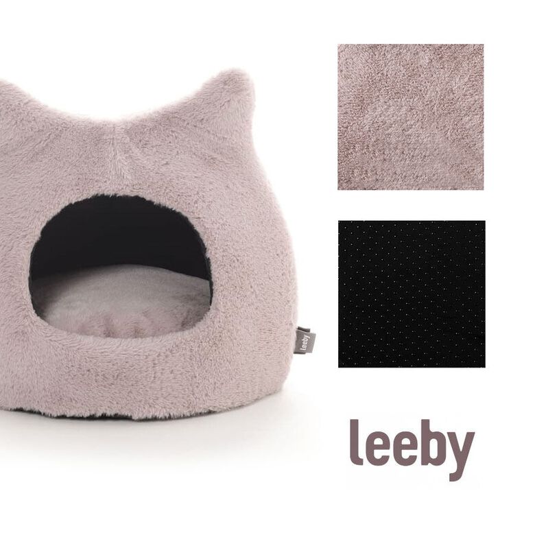 Leeby Iglú Anti Estrés Rosa para gatos thumbnail