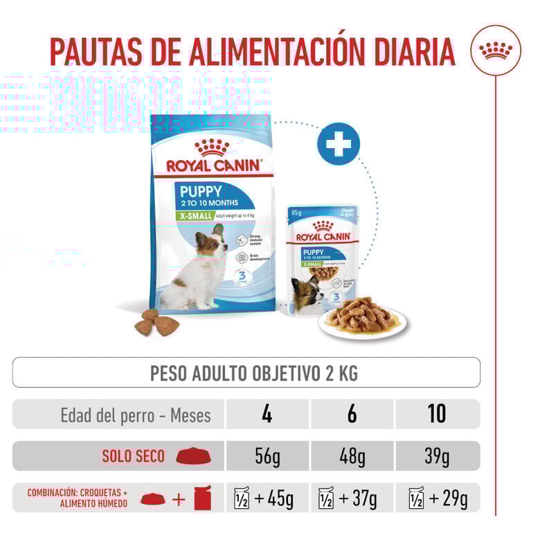3 kg Royal Canin X-Small Puppy pienso para perros,  Imagen numero 8 3 kg Royal Canin X-Small Puppy pienso para perros, , large Imagen numero 8