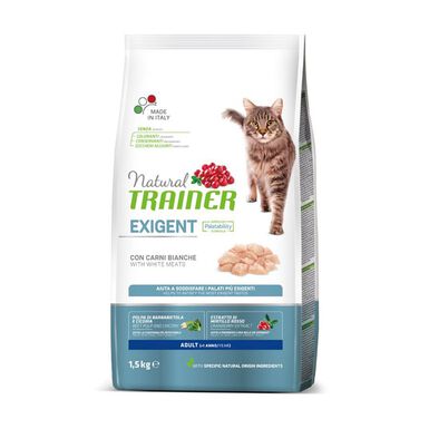 Natural Trainer Adult Exigent Carne pienso para gatos 