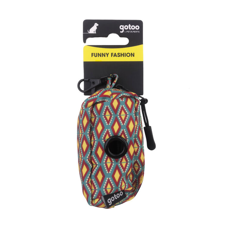 Gotoo Porta bolsas estampado geométrico para perros thumbnail
