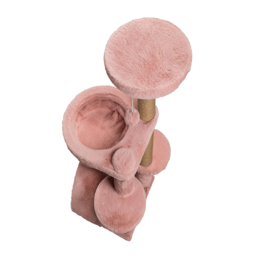 Catshion Amber &Aacute;rbol Rascador con Cueva Rosa para gatos, , large Imagen numero 2