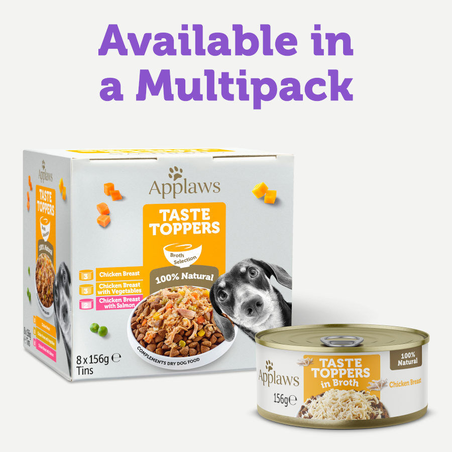 Applaws Taste Toppers Pollo en Caldo lata para perros thumbnail
