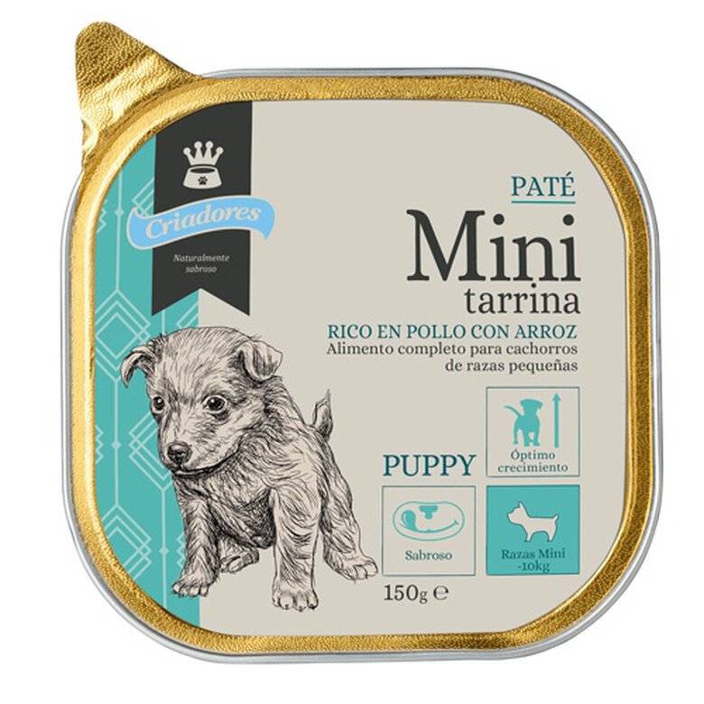 Criadores Mini Tarrina Pollo-arroz paté para perro Imagen numero 1 Criadores Mini Tarrina Pollo-arroz paté para perro Imagen numero 1