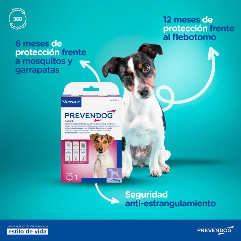 Virbac Prevendog Collar Antiparasitario para perros,  Imagen numero 4 Virbac Prevendog Collar Antiparasitario para perros, , large Imagen numero 4