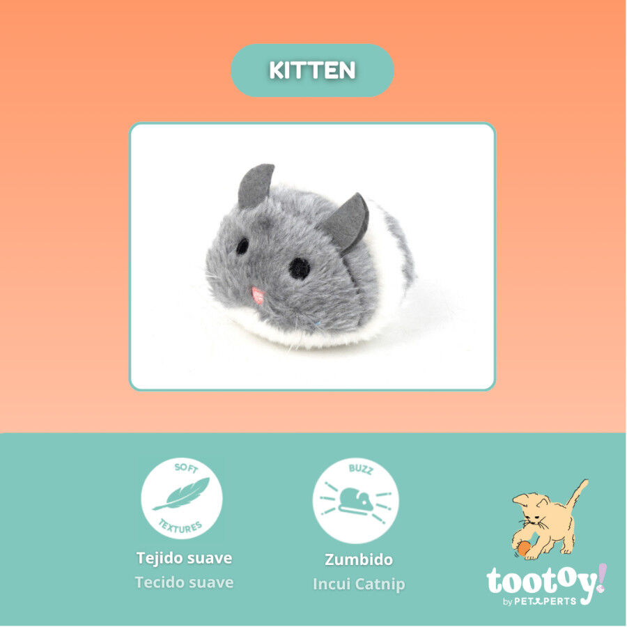 Tootoy! Rat&oacute;n Interactivo con Zumbido para gatitos, , large Imagen numero 3
