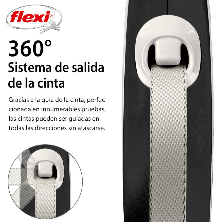 Flexi New Comfort Correa Extensible Gris para perros, , large Imagen numero 3