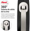 Flexi New Comfort Correa Extensible Gris para perros, , large indicador imagen numero 3