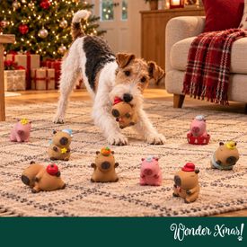 Wonder Christmas Colecci&oacute;n Capibara Juguete para perros