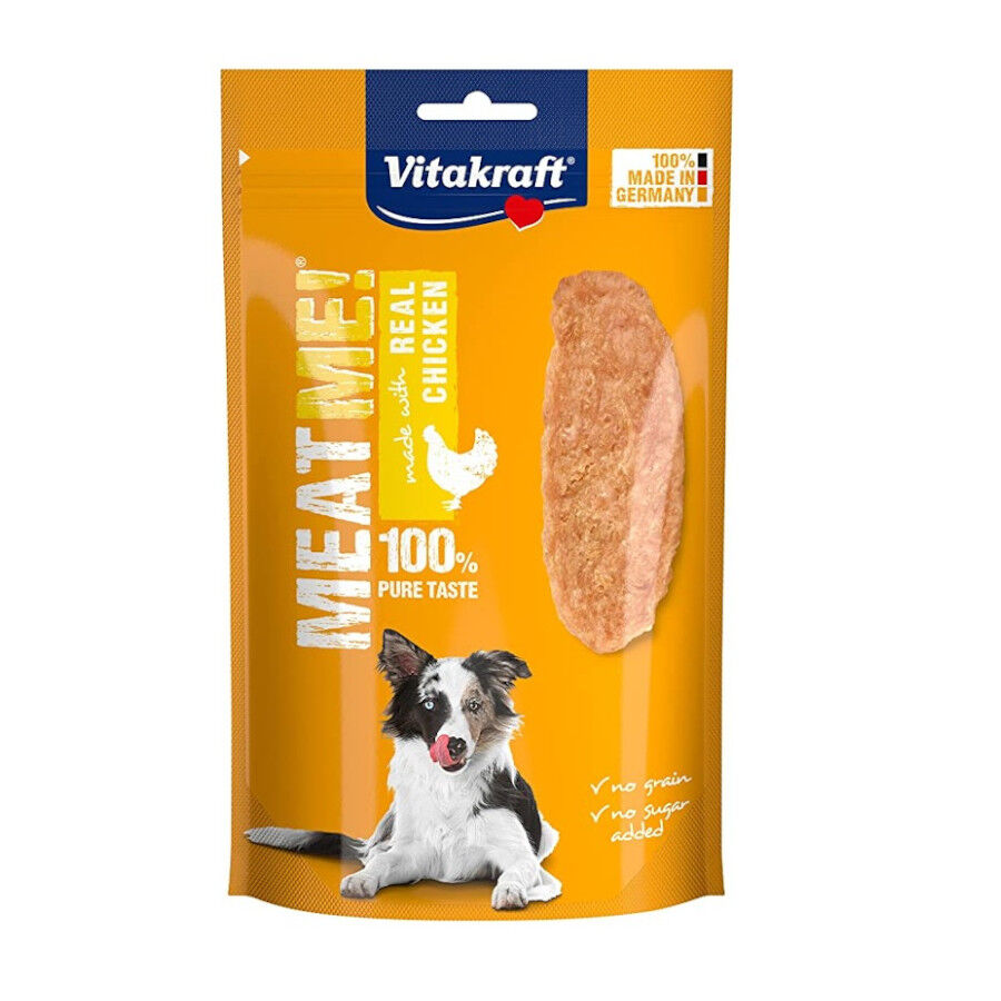60 g Vitakraft Bocaditos Meat Me Pollo para perros, , large Imagen numero 1