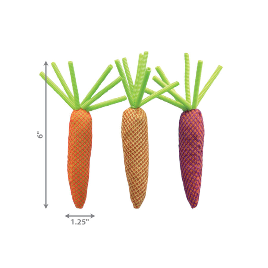 Kong Nibble Zanahoria de peluche para gatos, , large Imagen numero 3