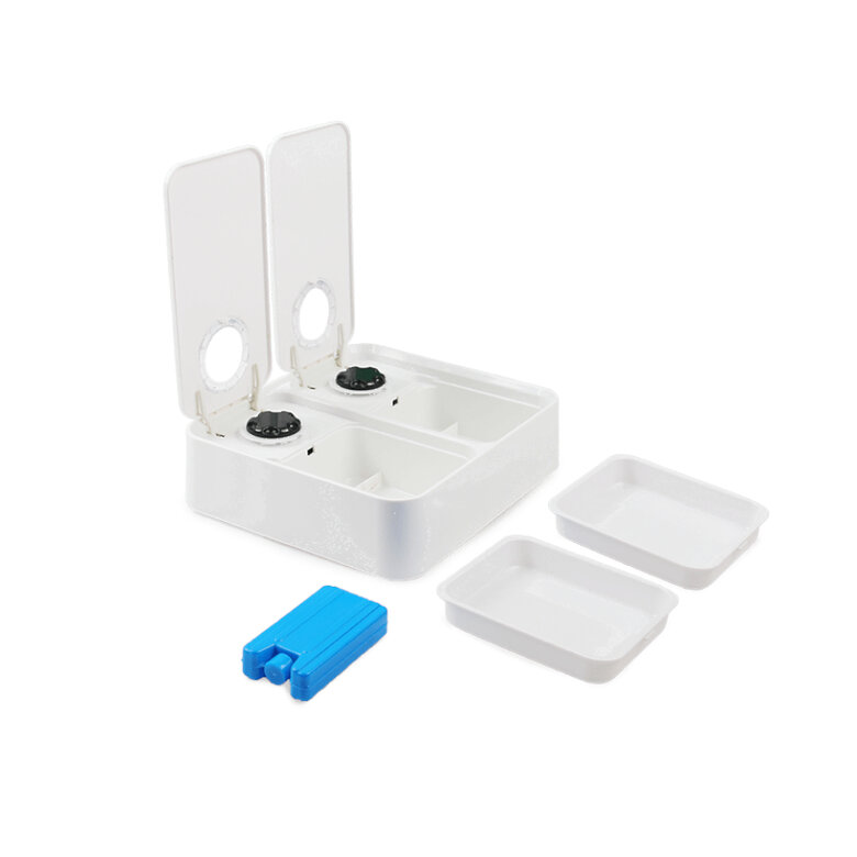 All For Paws Liftstyle4Pets Comedero Automático Doble para perros y gatos, , large image number null