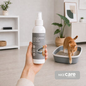 Nice Care Spray Antiamon&iacute;aco Bandeja para gatos