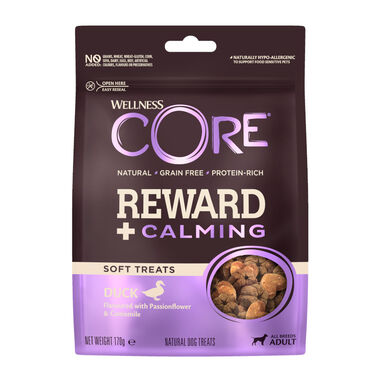 Wellness Core Bocaditos Reward+ Calming Pato para perros