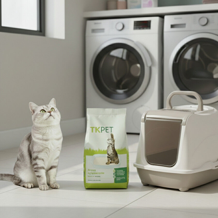 10 L TK-Pet Arena Aglomerante de Bentonita y Natural para Gatos, , large Imagen numero 2