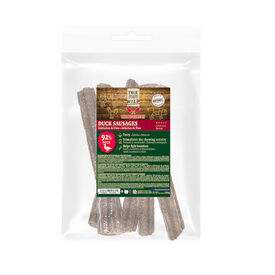True Origins Salchichas de Pato Snack para perros