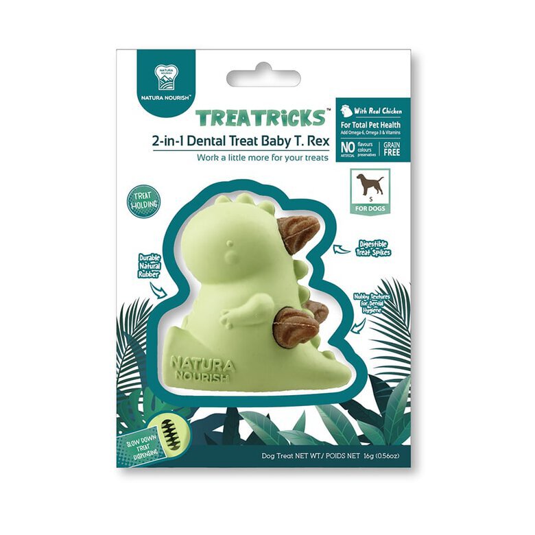 TreatTricks Puppy Mordedor en Forma de T-Rex para perros,  Imagen numero 2 TreatTricks Puppy Mordedor en Forma de T-Rex para perros, , large Imagen numero 2