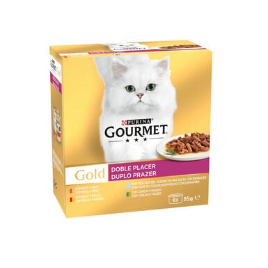 Gourmet Gold Surtido lata para gatos - Multipack 8