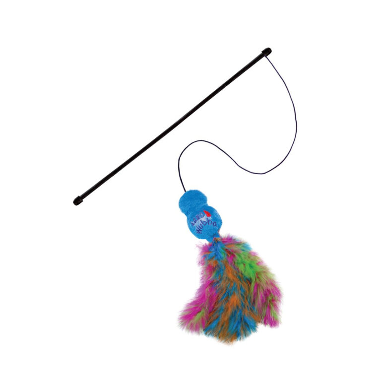 Kong Wubba Boa Caña con bailarina para gatos,  Imagen numero 1 Kong Wubba Boa Caña con bailarina para gatos, , large Imagen numero 1