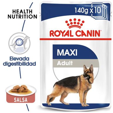 Royal Canin Maxi Adult Carne sobre en salsa para perros