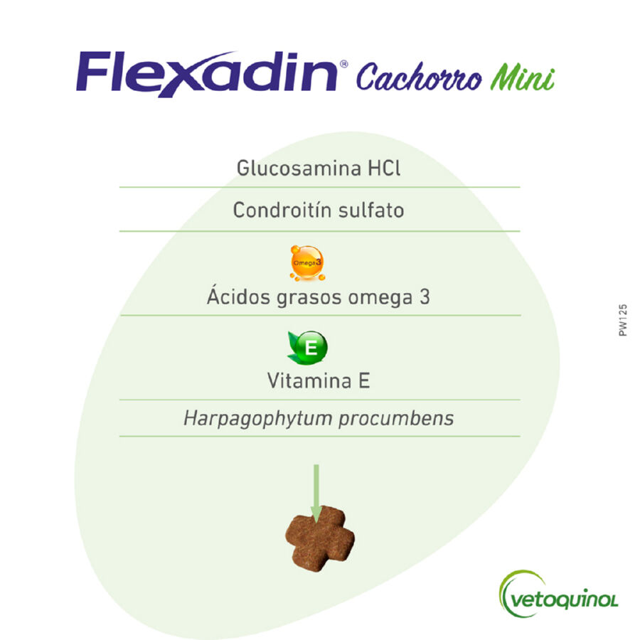 Vetoquinol Flexadin Young Mini Condroprotector para perros thumbnail