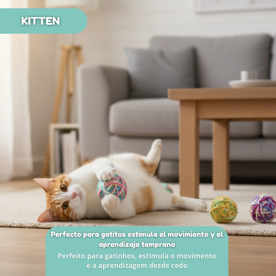 Tootoy! Pack de Ovillos de Lana Coloridos para gatitos, , large Imagen numero 5