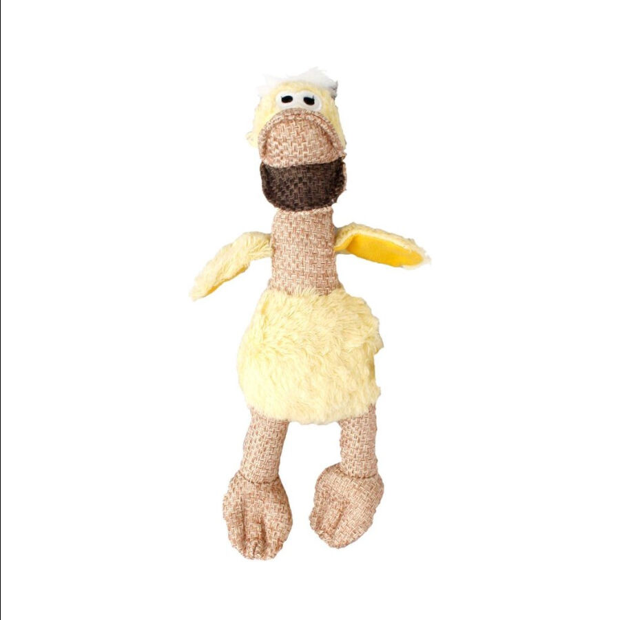 Flamingo Pato de peluche amarillo para perros , , large Imagen numero 1