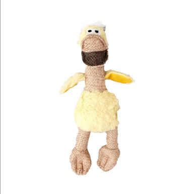 Flamingo Pato de peluche amarillo para perros 