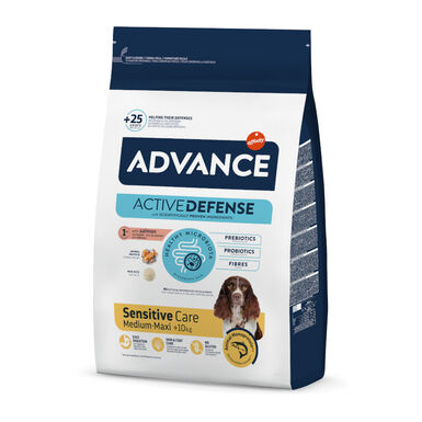 Advance Active Defense Medium Maxi Sensitive Salmón y Arroz pienso para perros