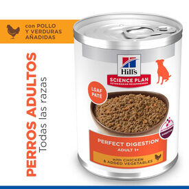 Hill's Science Plan Perfect Digestion Adult Pollo lata para perros