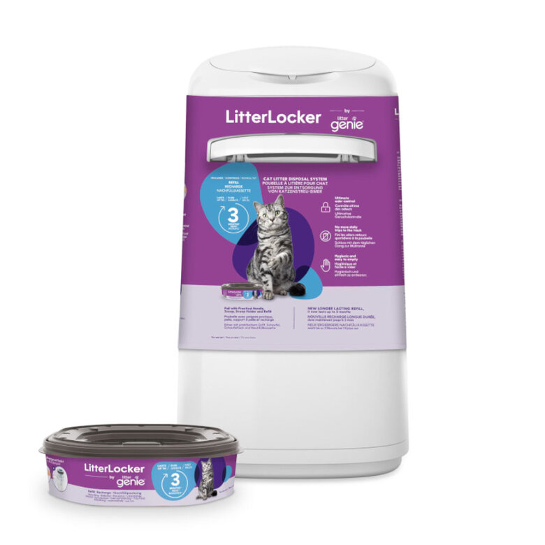 Litter Genie LitterLocker Cubo Depósito de Excremento para gatos,  Imagen numero 1 Litter Genie LitterLocker Cubo Depósito de Excremento para gatos, , large Imagen numero 1