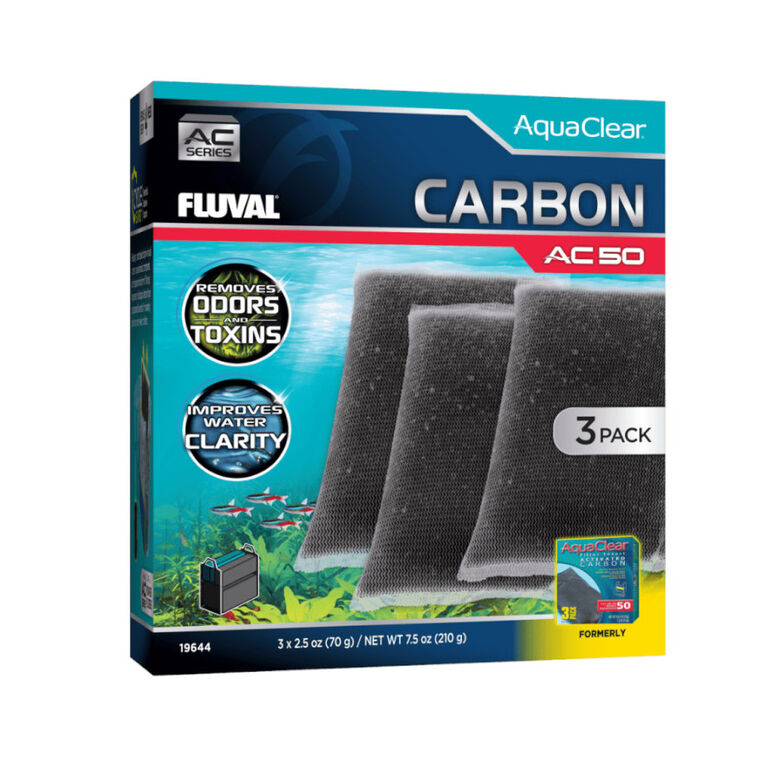 Fluval AquaClear AC Carbón Activo para filtro de acuarios thumbnail