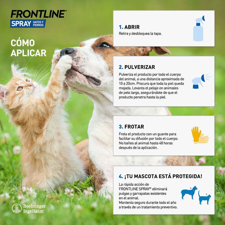 Frontline Spray Antiparasitario para perros y gatos thumbnail