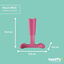 Tootoy! Puppy Hueso Martillo Rosa Juguete para perros, , large indicador imagen numero 3