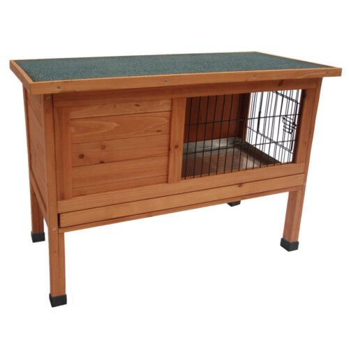 Flamingo Bunny 90 conejera de madera cl&aacute;sica Imagen numero 1