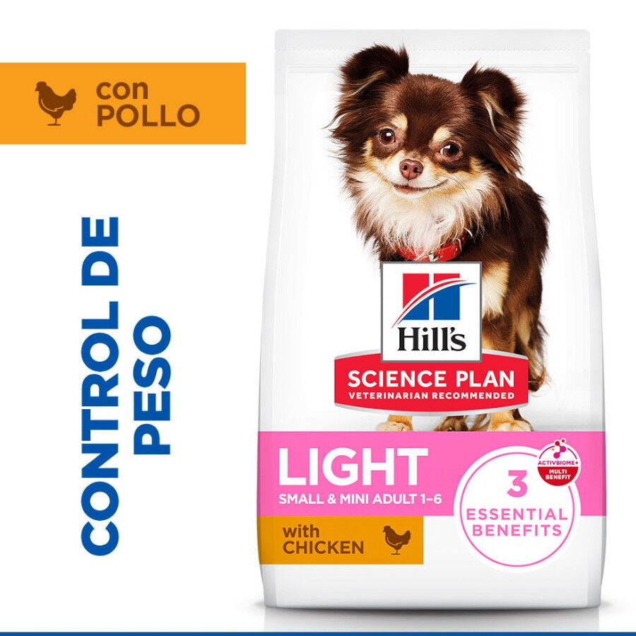 Hill&#039;s Science Plan Light Pienso Pollo para perros de razas pequeñas y mini thumbnail