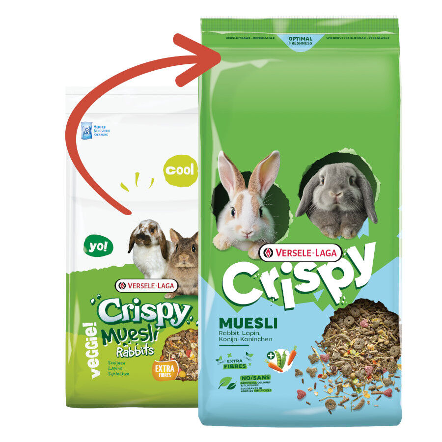 20 kg Versele-Laga Crispy Muesli Pienso para conejos, , large Imagen numero 2