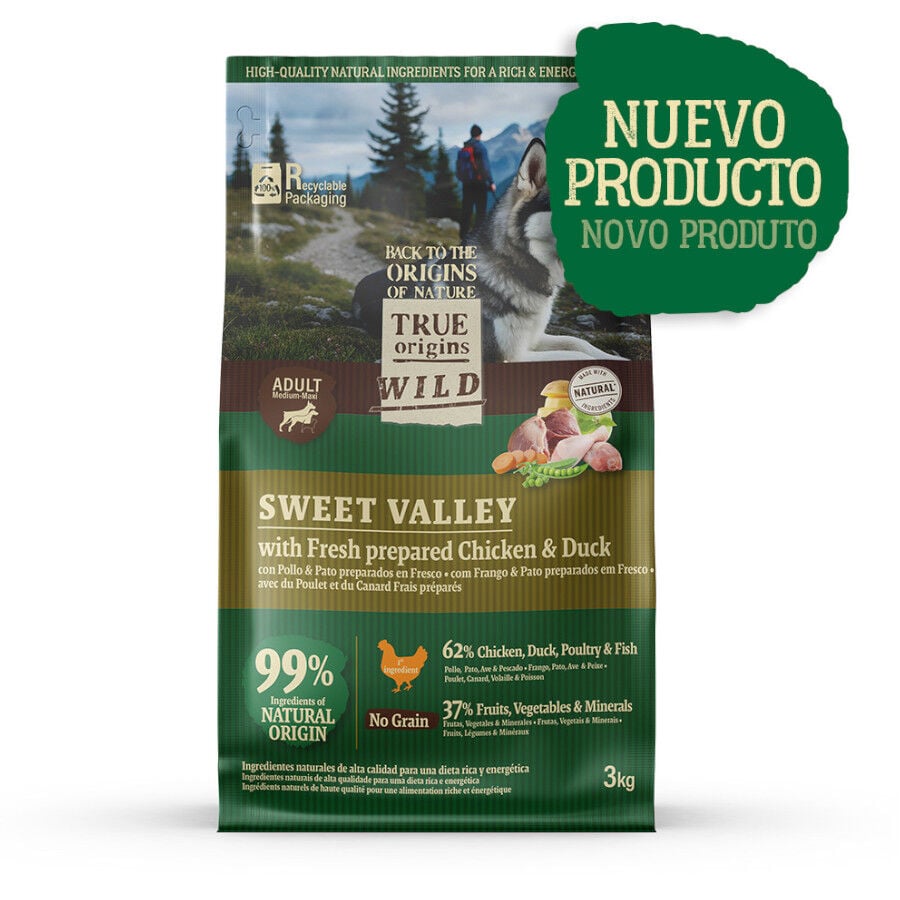 True Origins Wild Sweet Valley Pollo con Pato Pienso para perros thumbnail