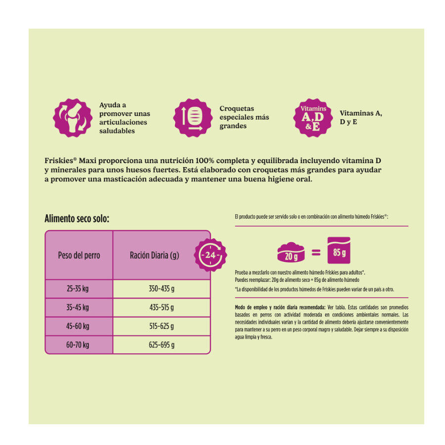 15 kg Friskies Maxi pienso para perros , , large Imagen numero 4