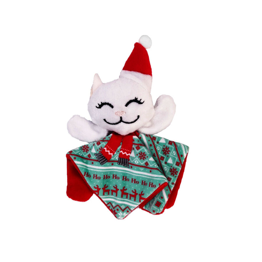 Kong Holiday Crackles Santa Kitty juguete para gatos