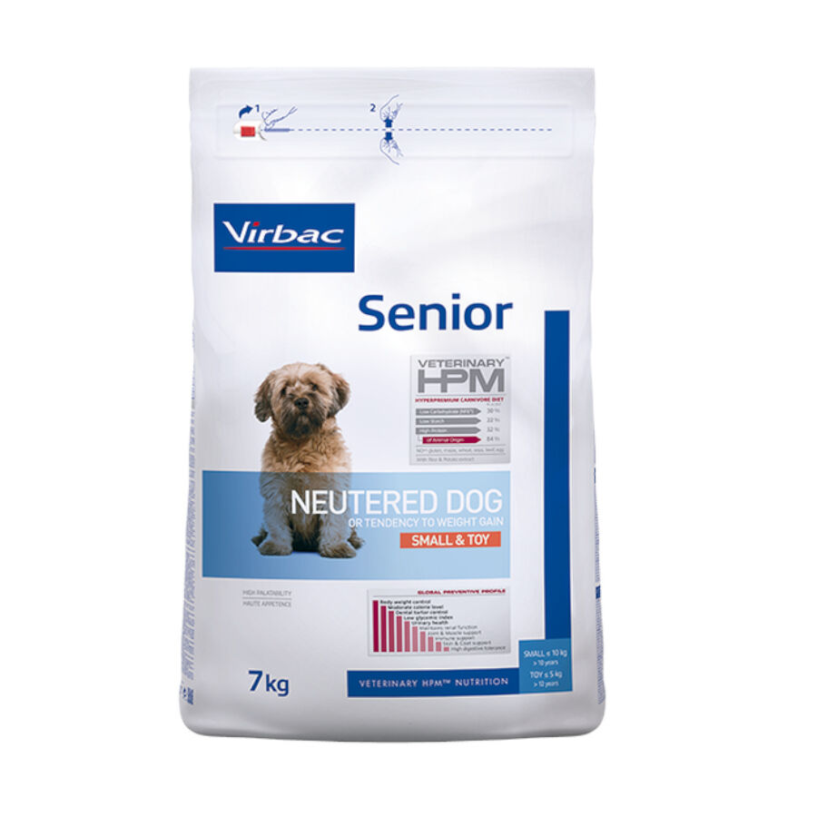 7 kg Virbac Senior Neutered SmallyToy HPM Pienso para perros, , large Imagen numero 1