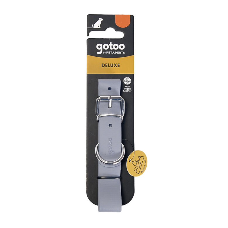 Gotoo Collar Biothane gris para perros,  Imagen numero 9 Gotoo Collar Biothane gris para perros, , large Imagen numero 9