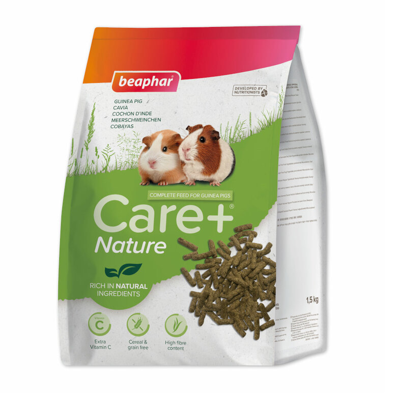 Beaphar Care+ Nature pienso para cobayas,  Imagen numero 1 Beaphar Care+ Nature pienso para cobayas, , large Imagen numero 1
