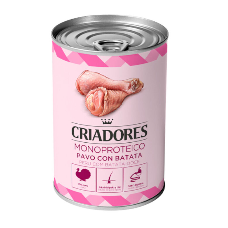 Criadores Monoproteico Pavo y Patatas lata para perros, , large image number null
