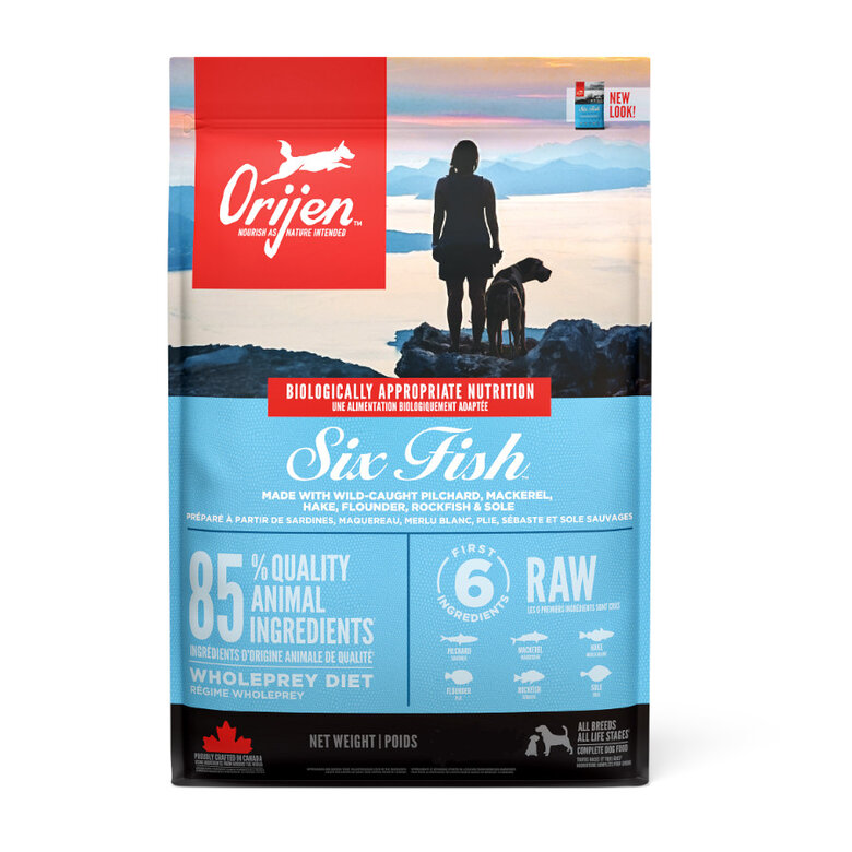 Orijen Six Fish Adult pienso para perros, , large image number null